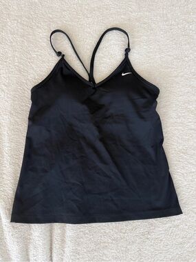 Nike Black Double-Strap V-Neck Camisole